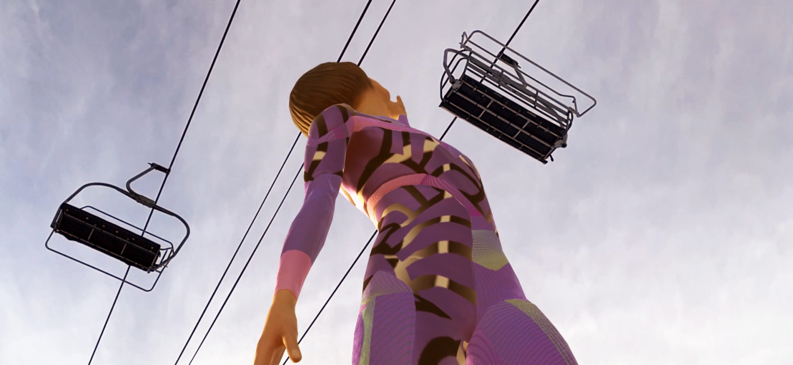 Susana Panadés Diaz dans Dance Trail, Park City, janvier 2020